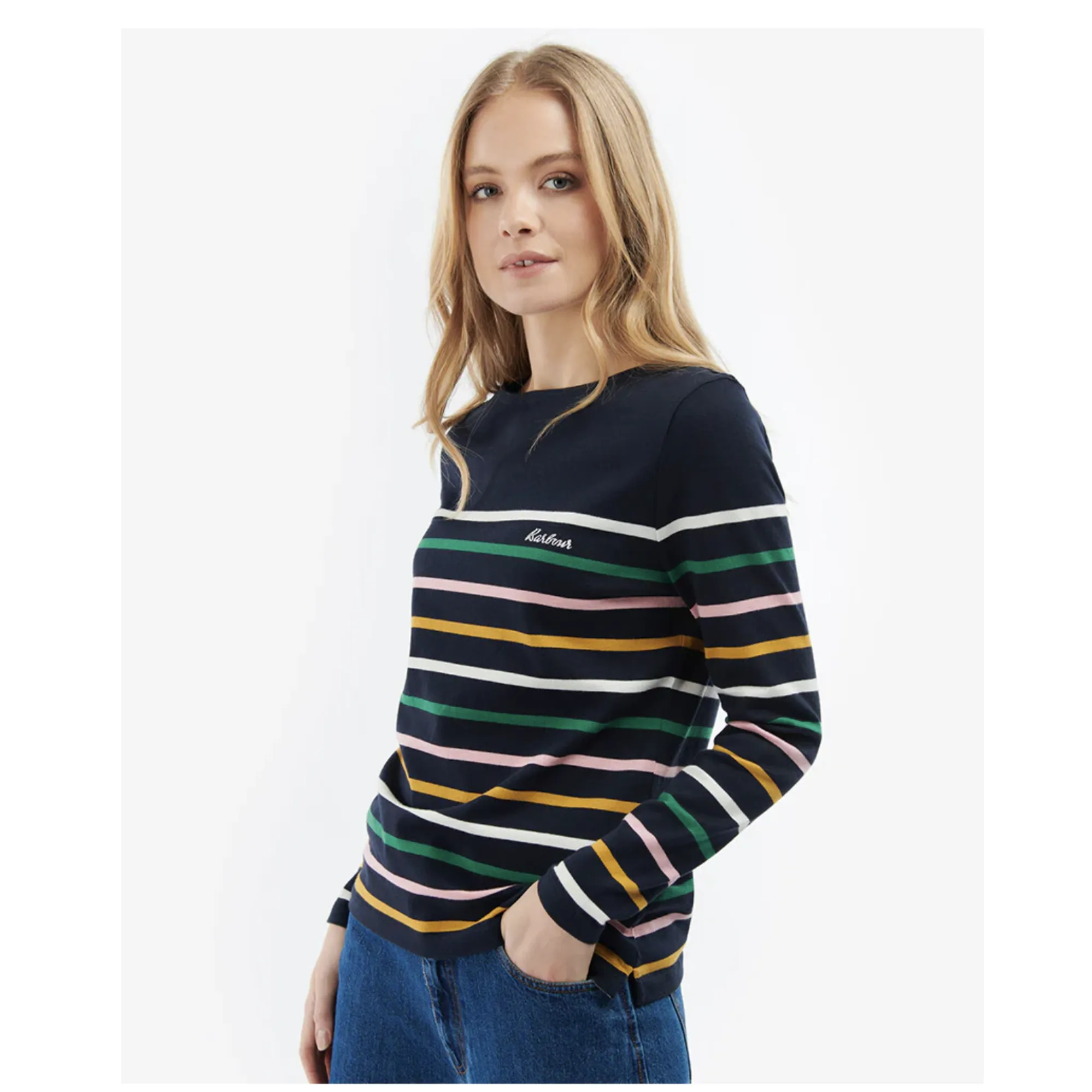 Ladies barbour t shirts sales